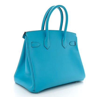 Hermes Epsom Birkin 30 Bleu du Nord 3 of 12
