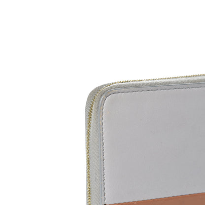 Celine Lambskin Large Zip Around Multifunction Wallet Grey 12 of 14