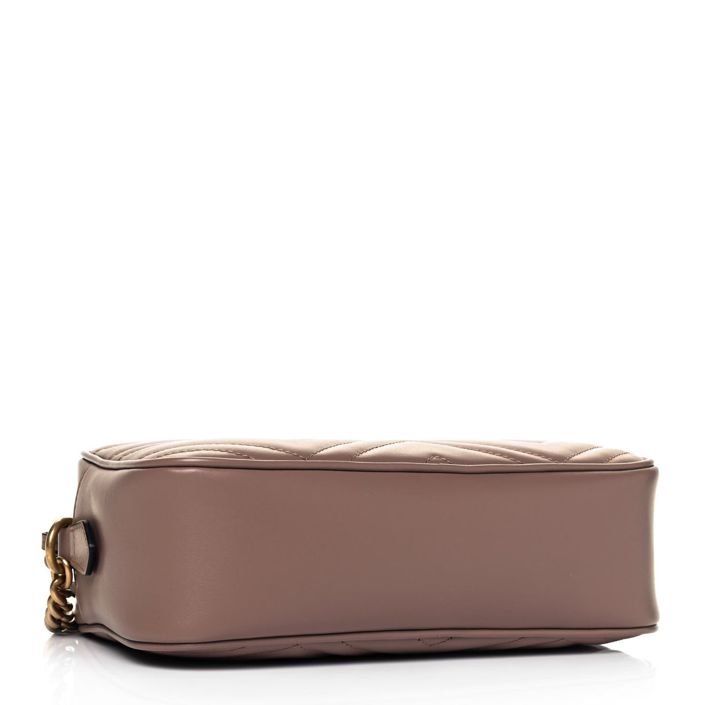 Calfskin Matelasse Small GG Marmont Chain Shoulder Bag Porcelain Rose
