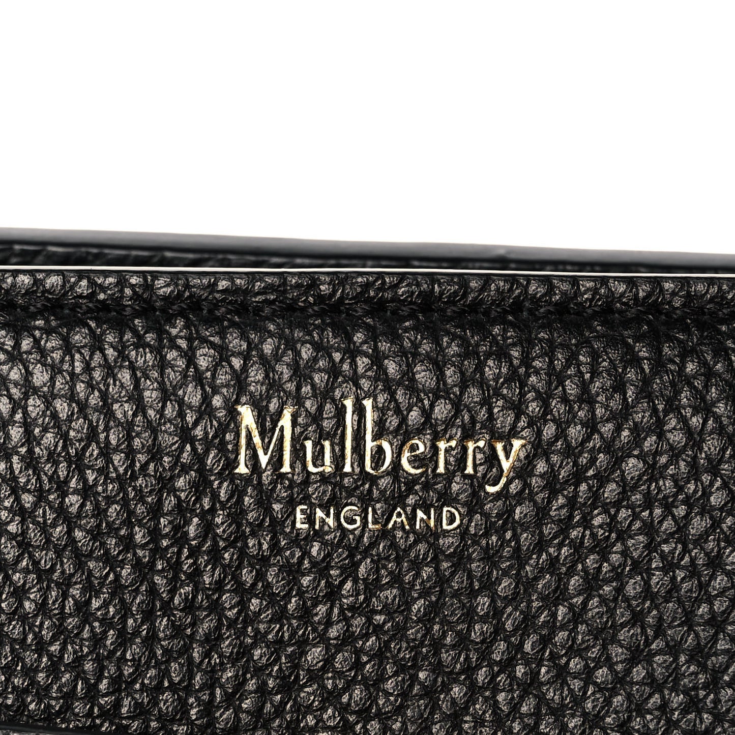 Small Classic Grain Mini Zipped Bayswater Black