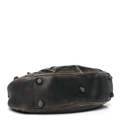 Balenciaga Used Calfskin Small Le Cagole Shoulder Bag Black 5 of 11