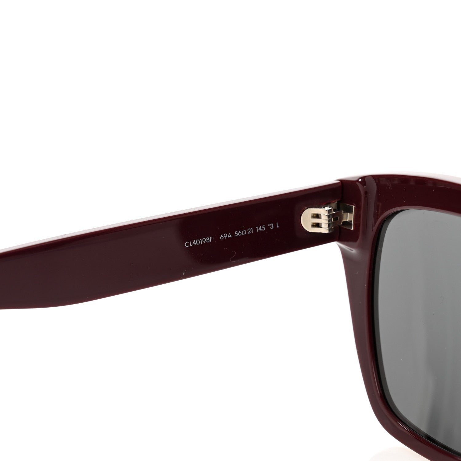 Celine Sunglasses CL 40198F Burgundy 5 of 6