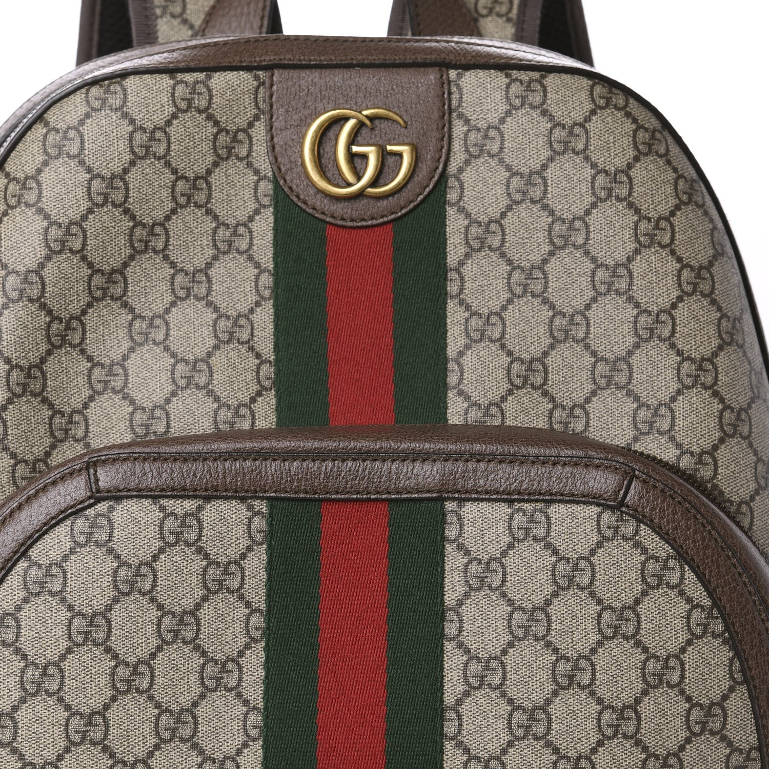 Gucci GG Supreme Monogram Medium Ophidia Day Backpack Brown 13 of 13