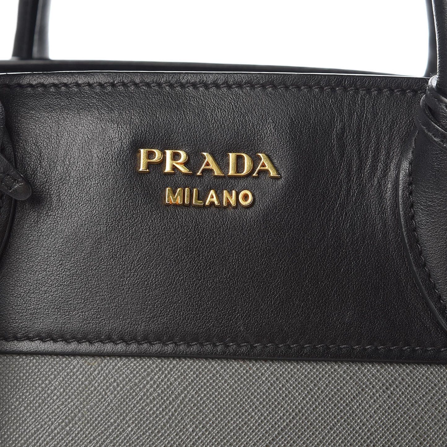 Saffiano City Calf Medium Esplanade Tote Mercurio Black