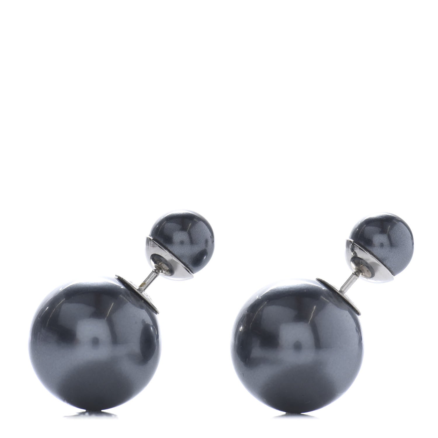 Christian Dior Mise En Dior Tribal Earrings Grey 1 of 4