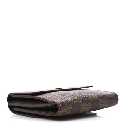 Louis Vuitton Damier Ebene Elise Wallet 4 of 14