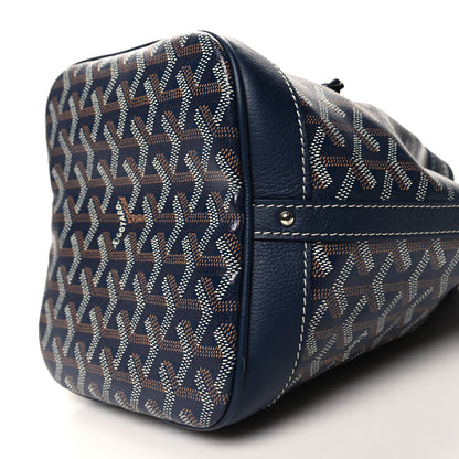 Goyard Goyardine Petit Flot Bucket Bag PM Navy 9 of 9