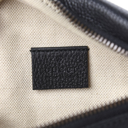 Gucci Grained Calfskin Small Logo Belt Bag Black 5 of 9