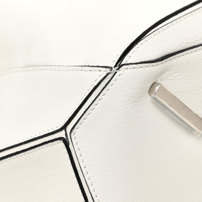 Loewe Calfskin Medium Puzzle Bag White 8 of 19