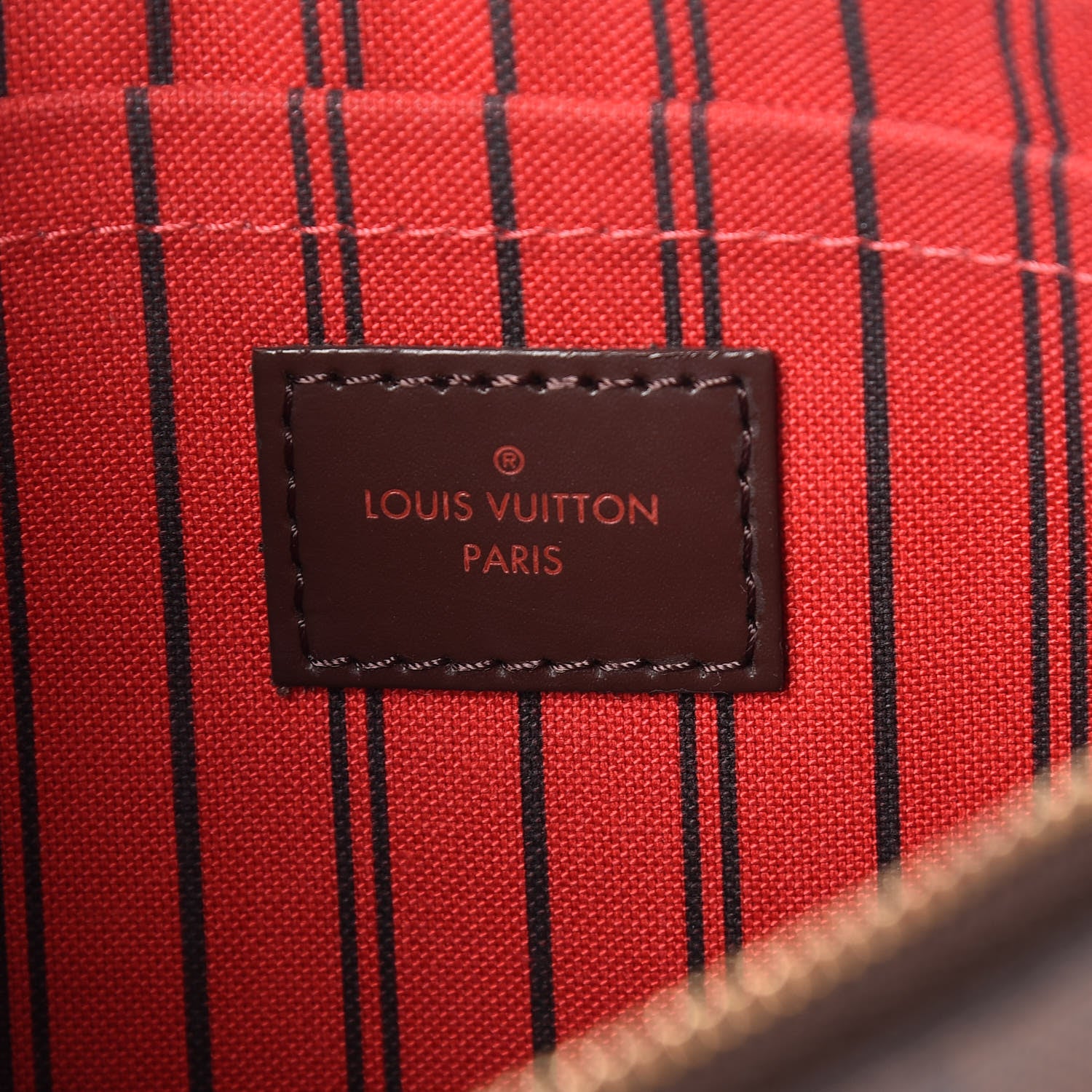Louis Vuitton Damier Ebene Neverfull MM GM Pochette 6 of 8
