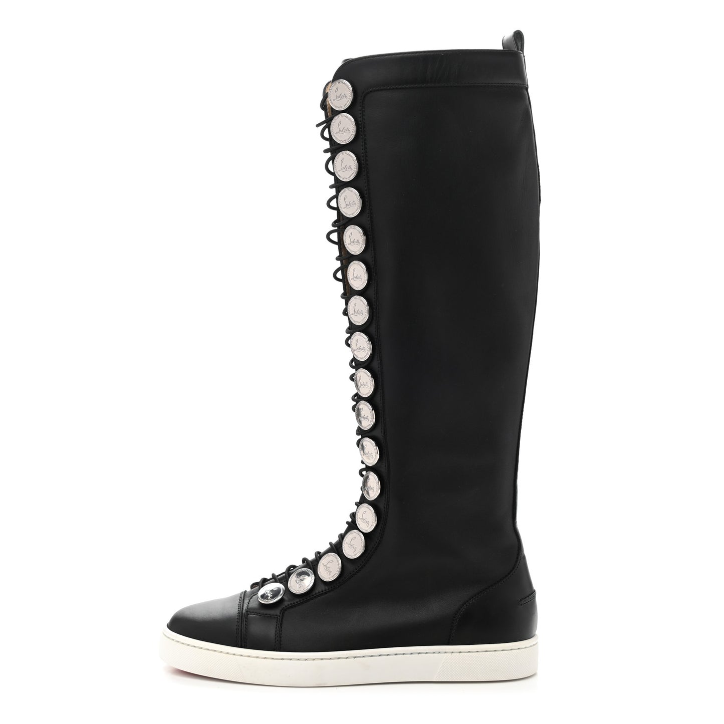 Calfskin Butchetta Uomo Over the Knee Boots 40.5 Black