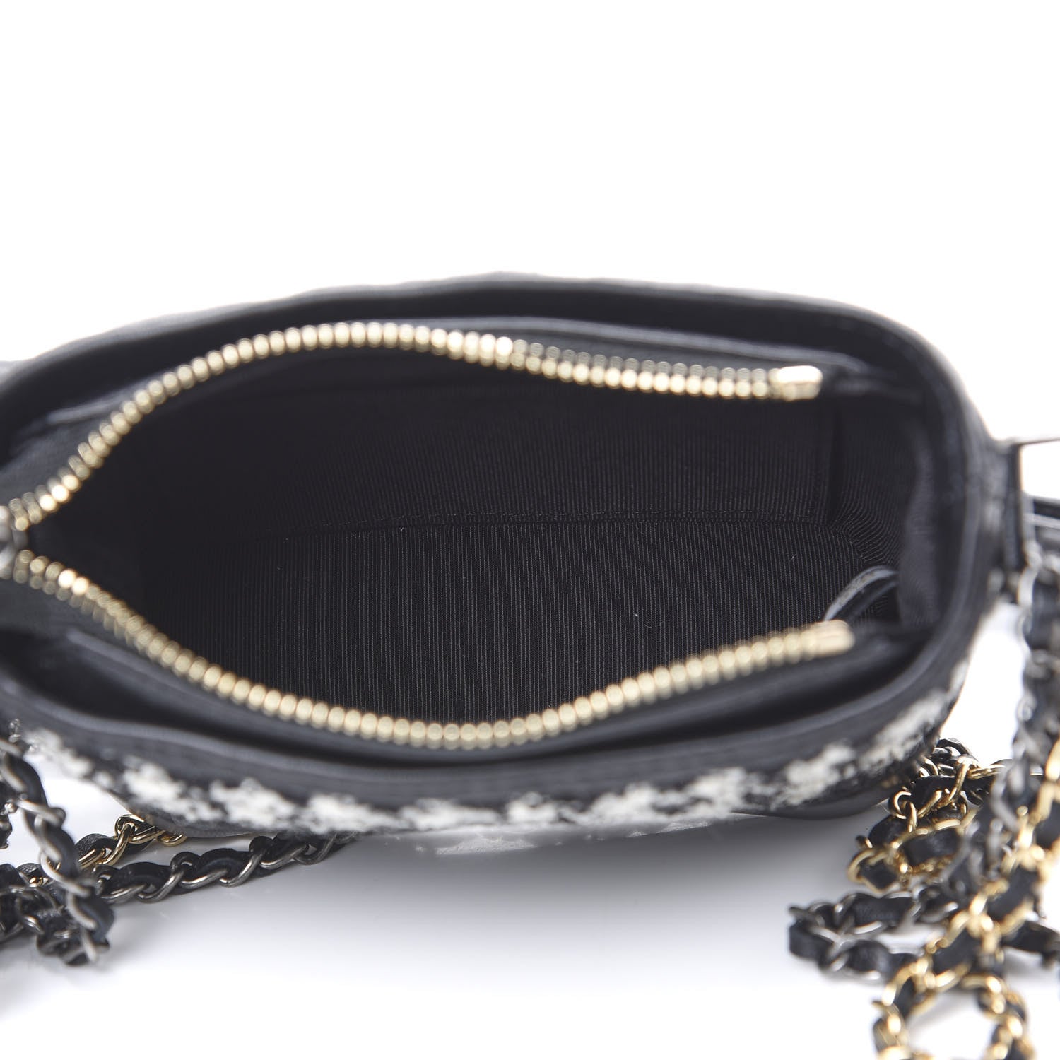Chanel Lambskin Calfskin Tweed Success Story Set of 4 Minis Bags Black 21 of 24