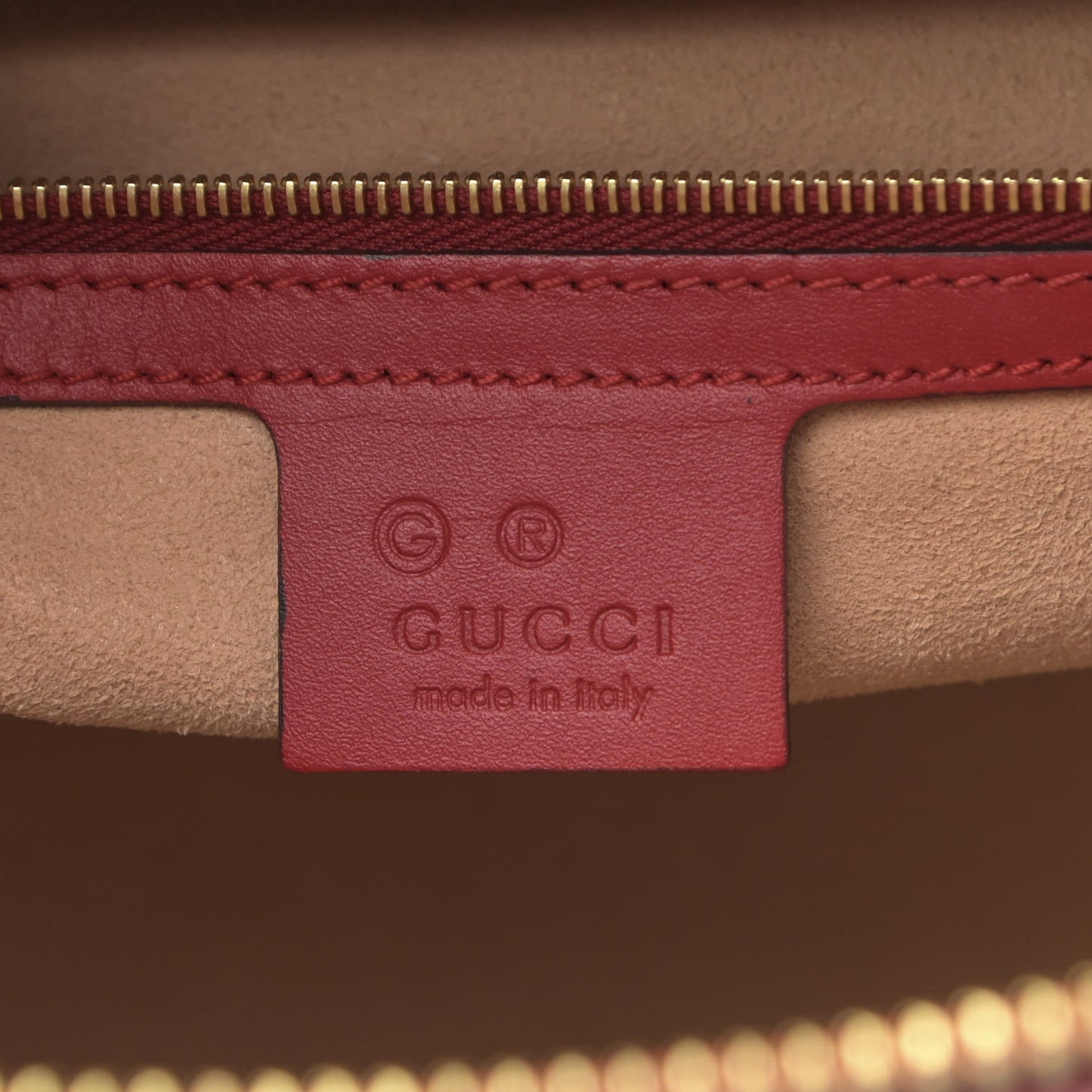 GG Supreme Monogram Blooms Medium Zip Top Tote Beige Blue Navy Hibiscus Red