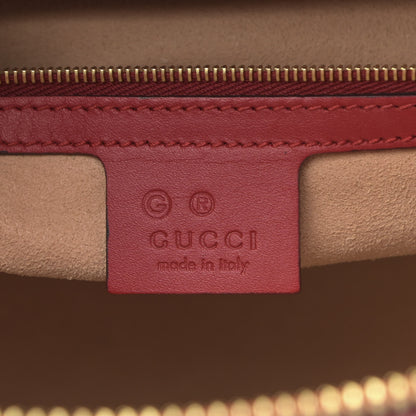 Gucci GG Supreme Monogram Blooms Medium Zip Top Tote Beige Blue Navy Hibiscus Red 6 of 15