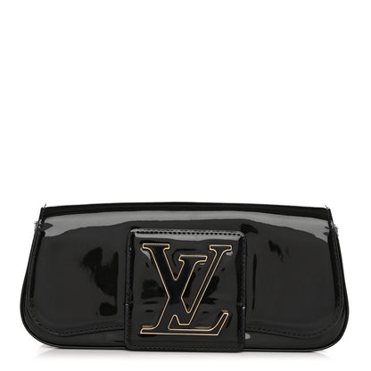 Louis Vuitton Patent Sobe Clutch Blue Infini 1 of 10