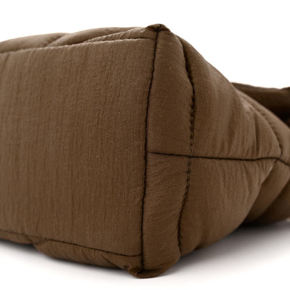 Saint Laurent Nylon Quilted Small Loulou Puffer Monogram Chain Satchel Tetri Brown 10 of 11