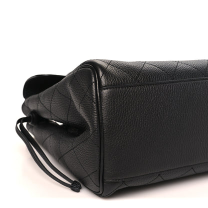Chanel Grained Calfskin Stitched Urban Essentials Large Shopping Bag Black 9 of 11