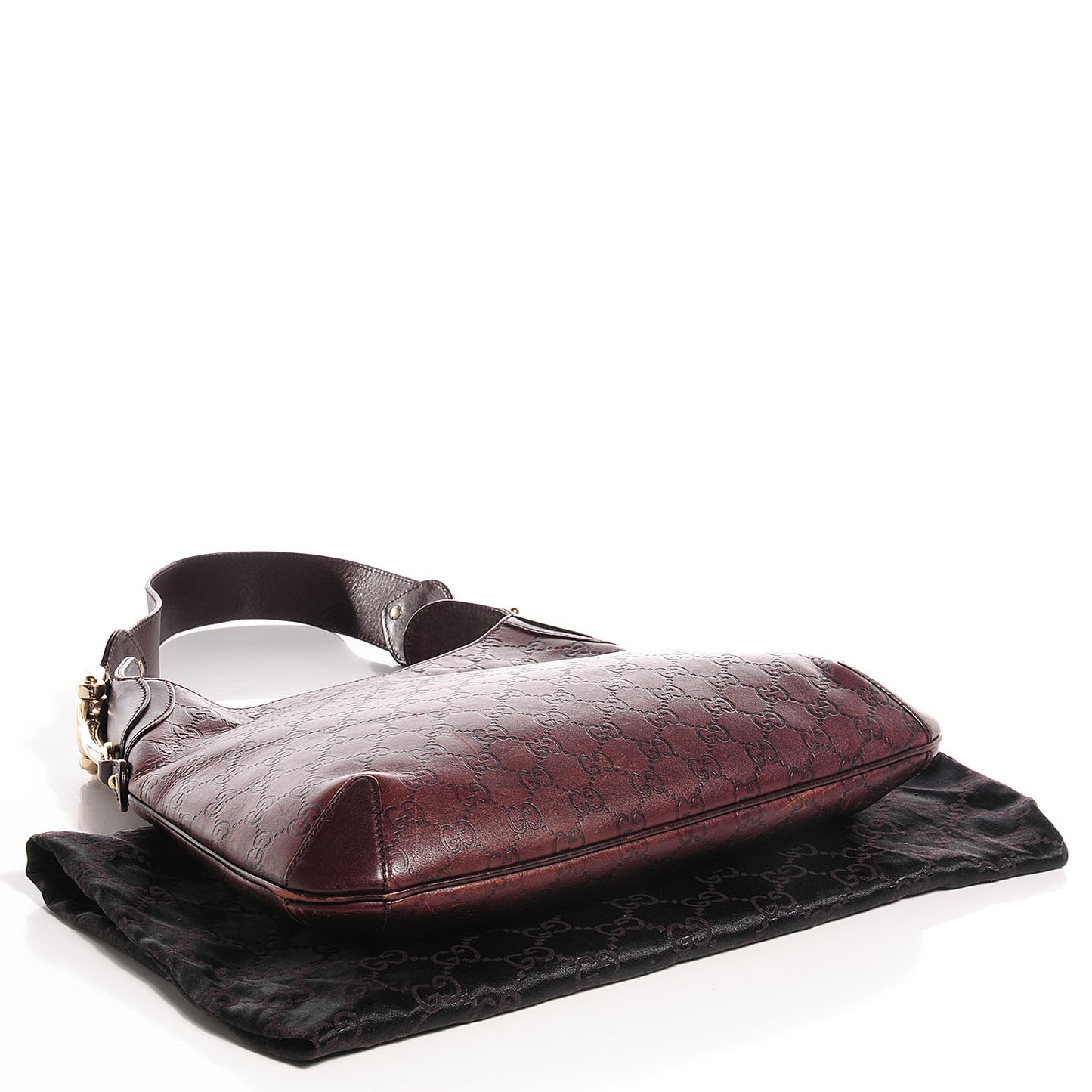 Guccissima Creole Hobo Chocolate
