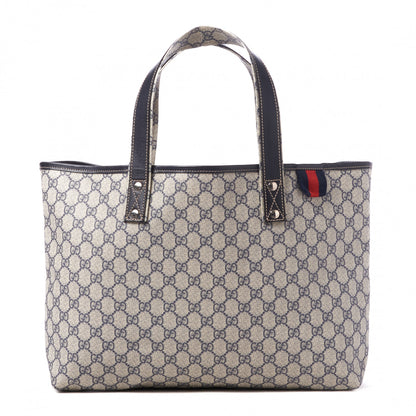 Gucci GG Plus Monogram Medium Signature Web Loop Tote Navy 1 of 10