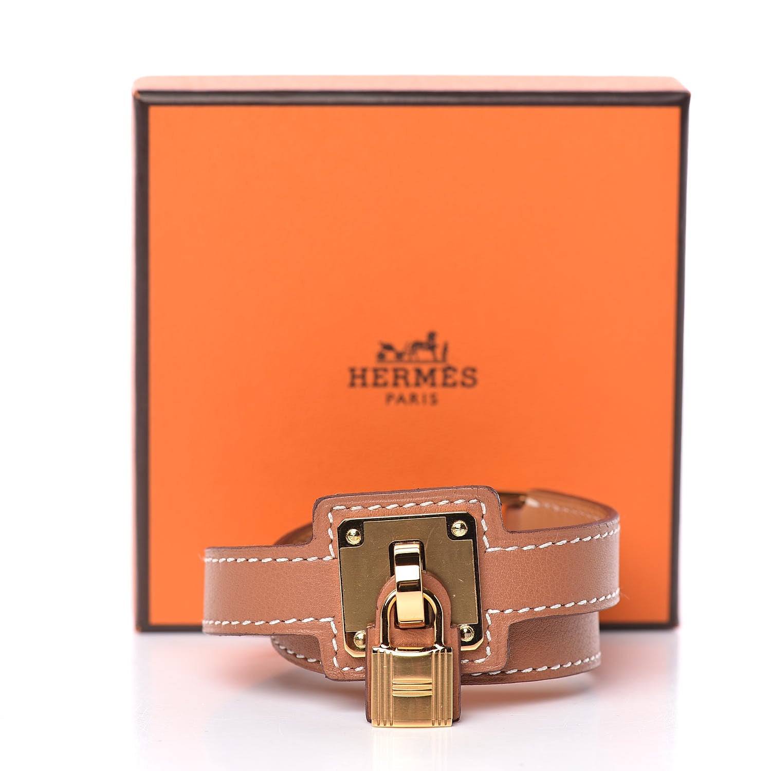 Hermes Swift O'Kelly Double Tour Bracelet T2 Gold 8 of 8