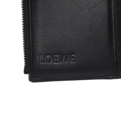 Loewe Grained Calfskin Compact Zip Wallet Wild Rose Raspberry 6 of 9