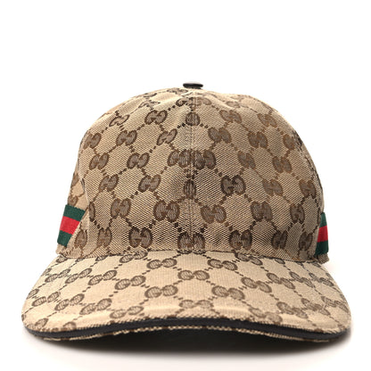 Gucci Monogram Web Baseball Hat L Beige Cocoa 3 of 9