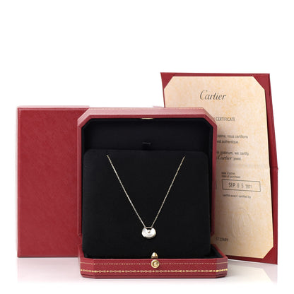 Cartier 18K Yellow Gold Diamond Mother of Pearl XS Amulette de Cartier Pendant Necklace 6 of 6