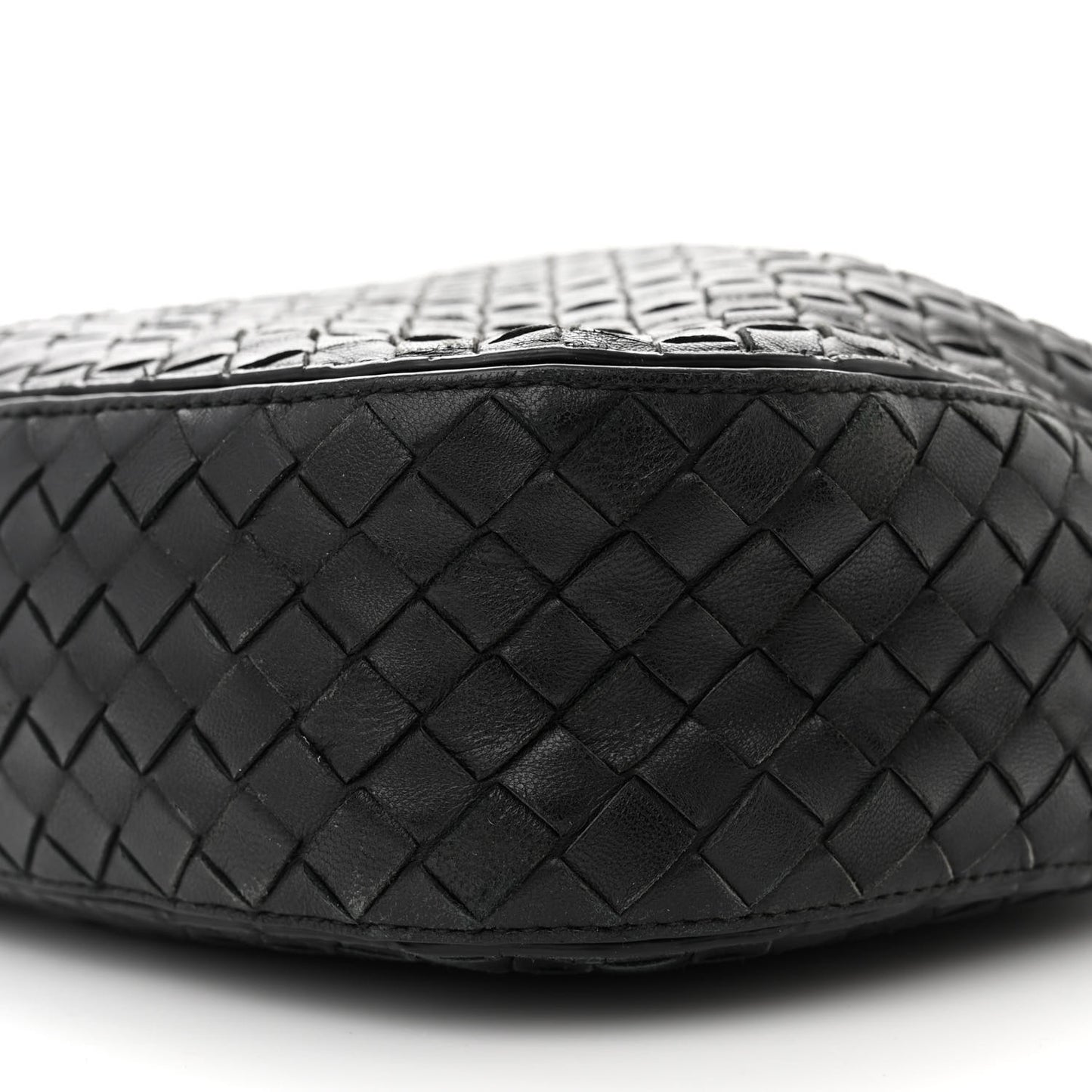 BOTTEGA VENETA Nappa Intrecciato Small Loop Ebano