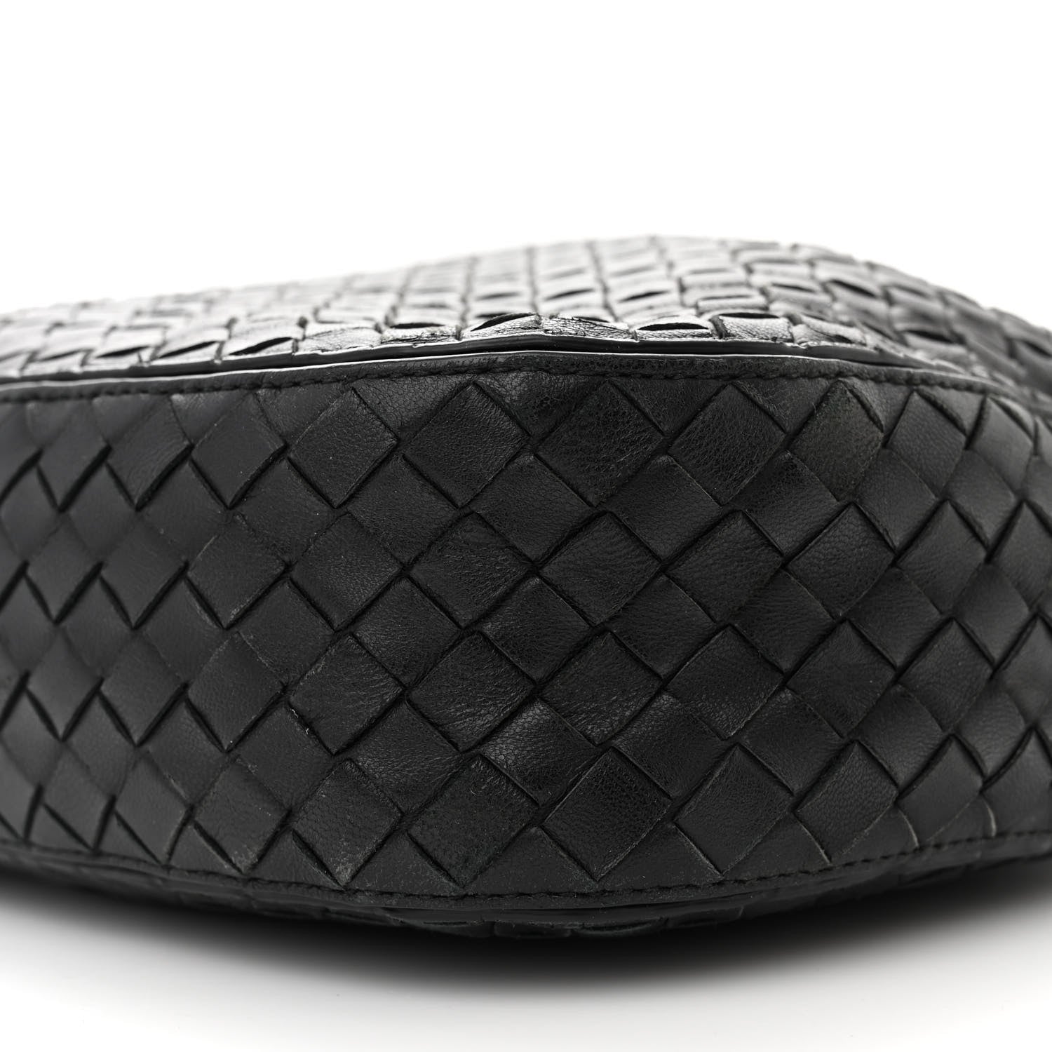 Bottega Veneta BOTTEGA VENETA Nappa Intrecciato Small Loop Ebano 12 of 16