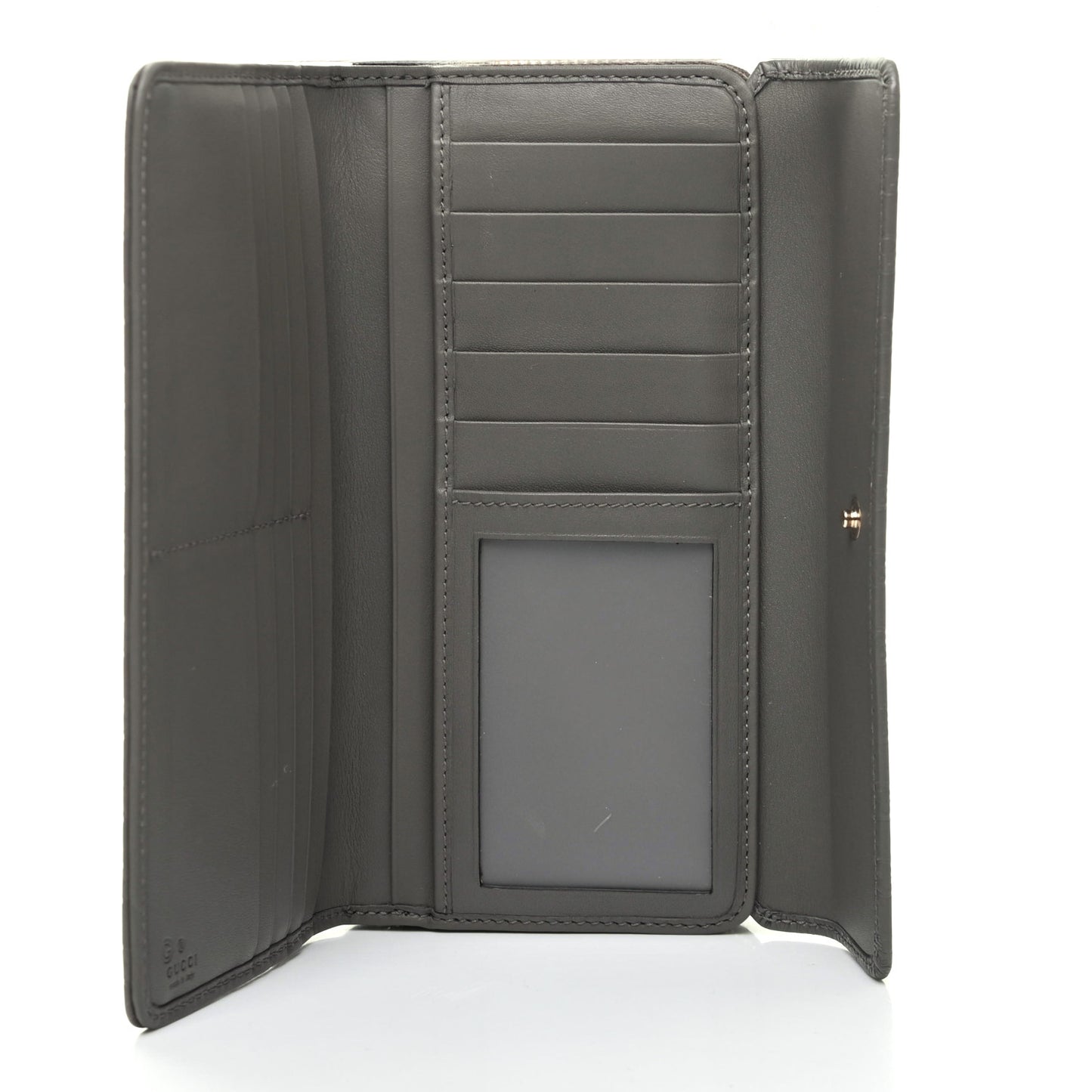Soft Microguccissima Continental Zip Wallet Loess