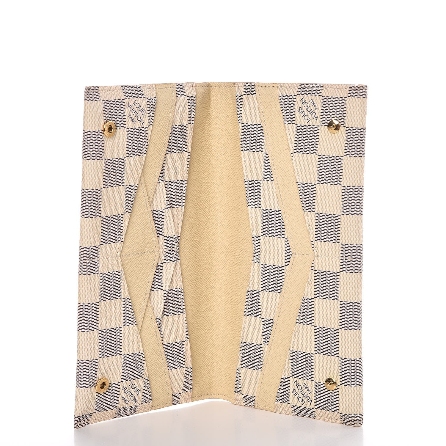 Louis Vuitton Damier Azur Long Origami Wallet 5 of 9