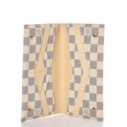 Louis Vuitton Damier Azur Long Origami Wallet 5 of 9