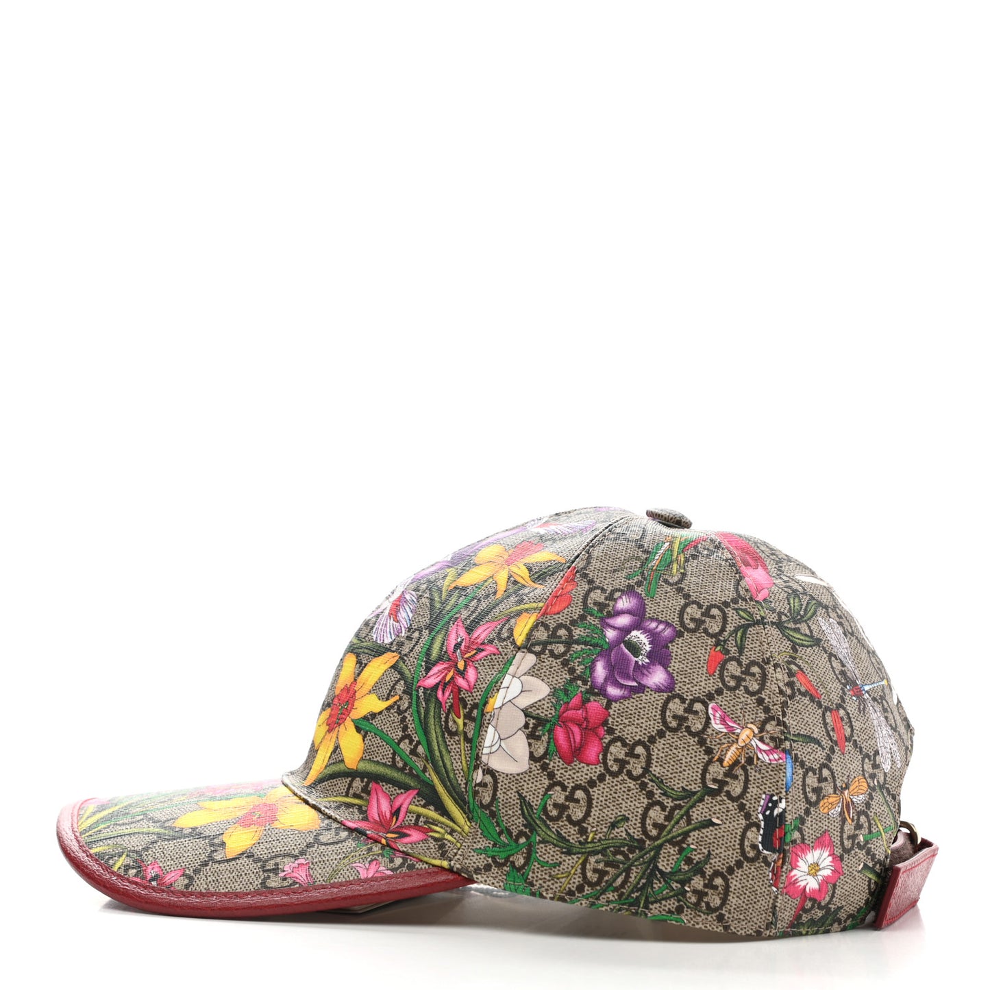 GG Supreme Flora Claudia Baseball Hat 56 S Red