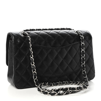 Chanel Caviar Quilted Medium Double Flap Black 3 of 10