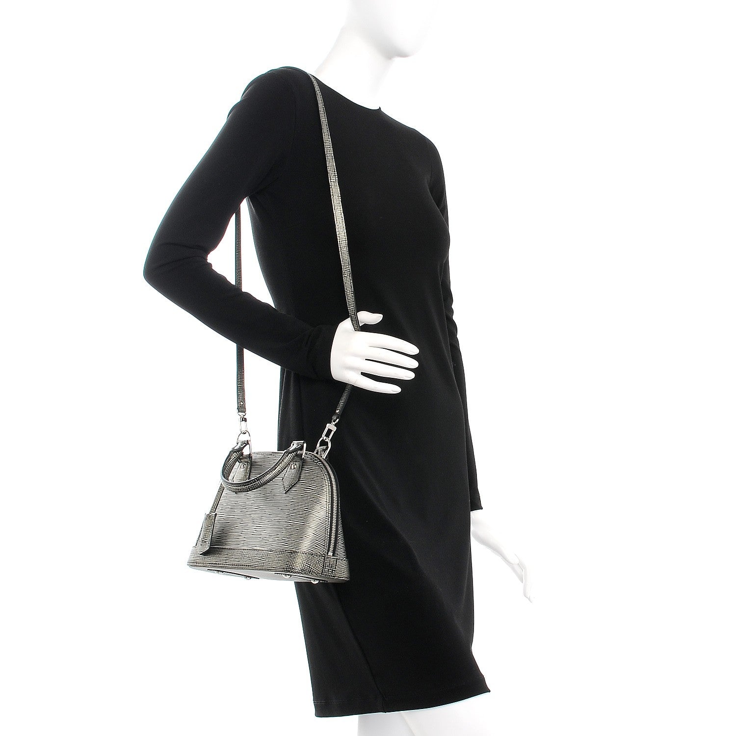 Louis Vuitton Epi Alma BB Platine 2 of 9