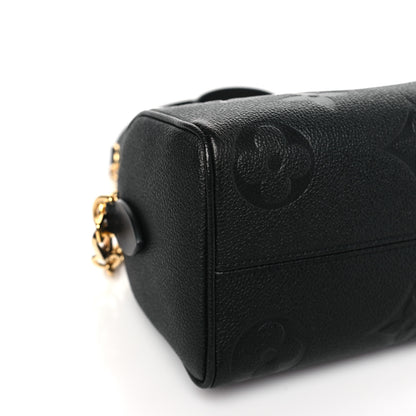 Louis Vuitton Empreinte Monogram Giant Speedy Bandouliere 20 Black 7 of 8