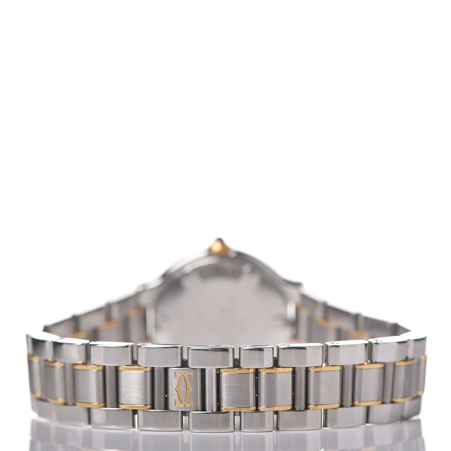 Stainless Steel 18K Yellow Gold 28mm Must De 21 Quartz Watch