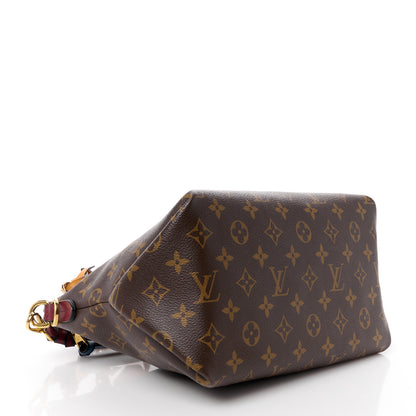 Louis Vuitton Monogram Beaubourg Hobo Mini Bordeaux Red Peach Safran 4 of 13
