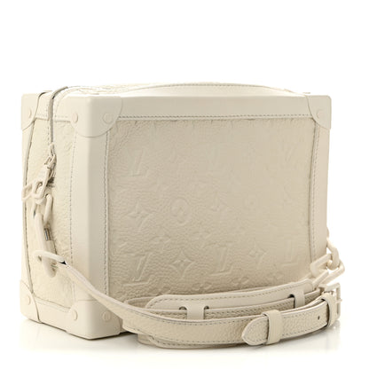 Louis Vuitton Taurillon Monogram Solar Ray Soft Trunk Powder White 3 of 10