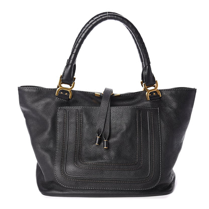 Chloe Calfskin Large New Marcie Tote Black 1 of 8
