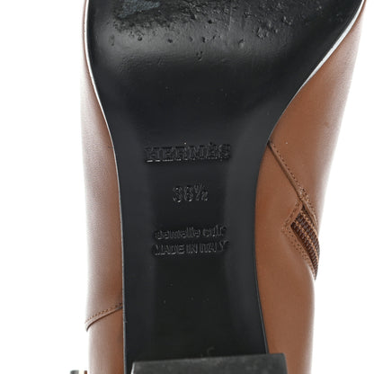 Hermes Calfskin Saint Germain Ankle Boots 38.5 Naturel 9 of 9