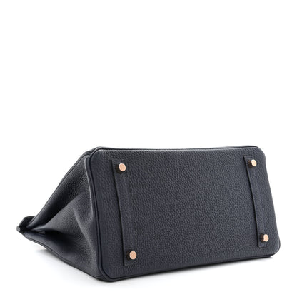 Hermes Togo Birkin 30 Bleu Nuit 4 of 12