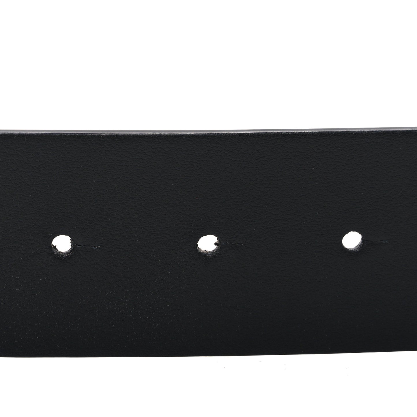 Glossy Calfskin Monochrome 40mm VLogo Belt 80 32 Black