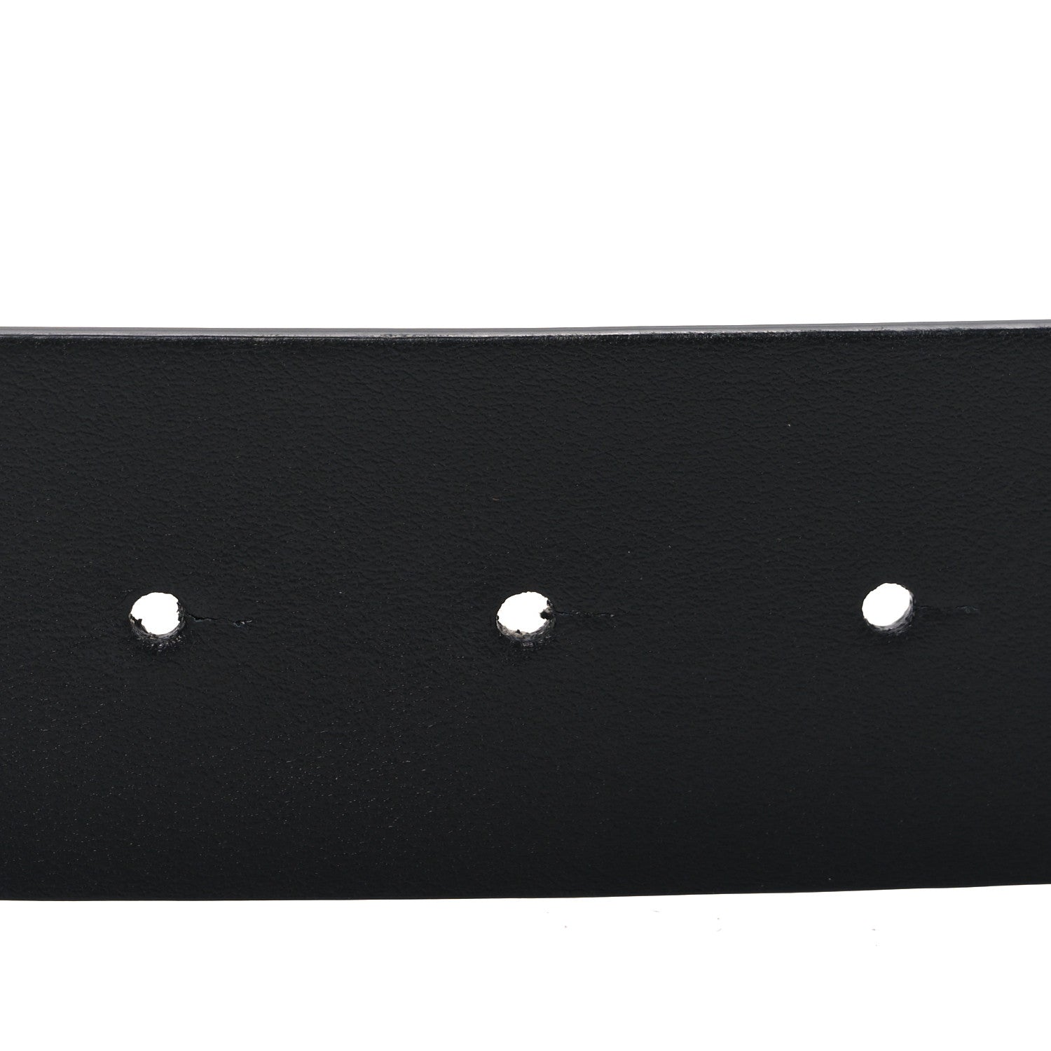 Valentino Garavani Glossy Calfskin Monochrome 40mm VLogo Belt 80 32 Black 4 of 5