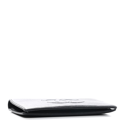 Chanel Caviar Timeless CC Yen Wallet Black 4 of 9