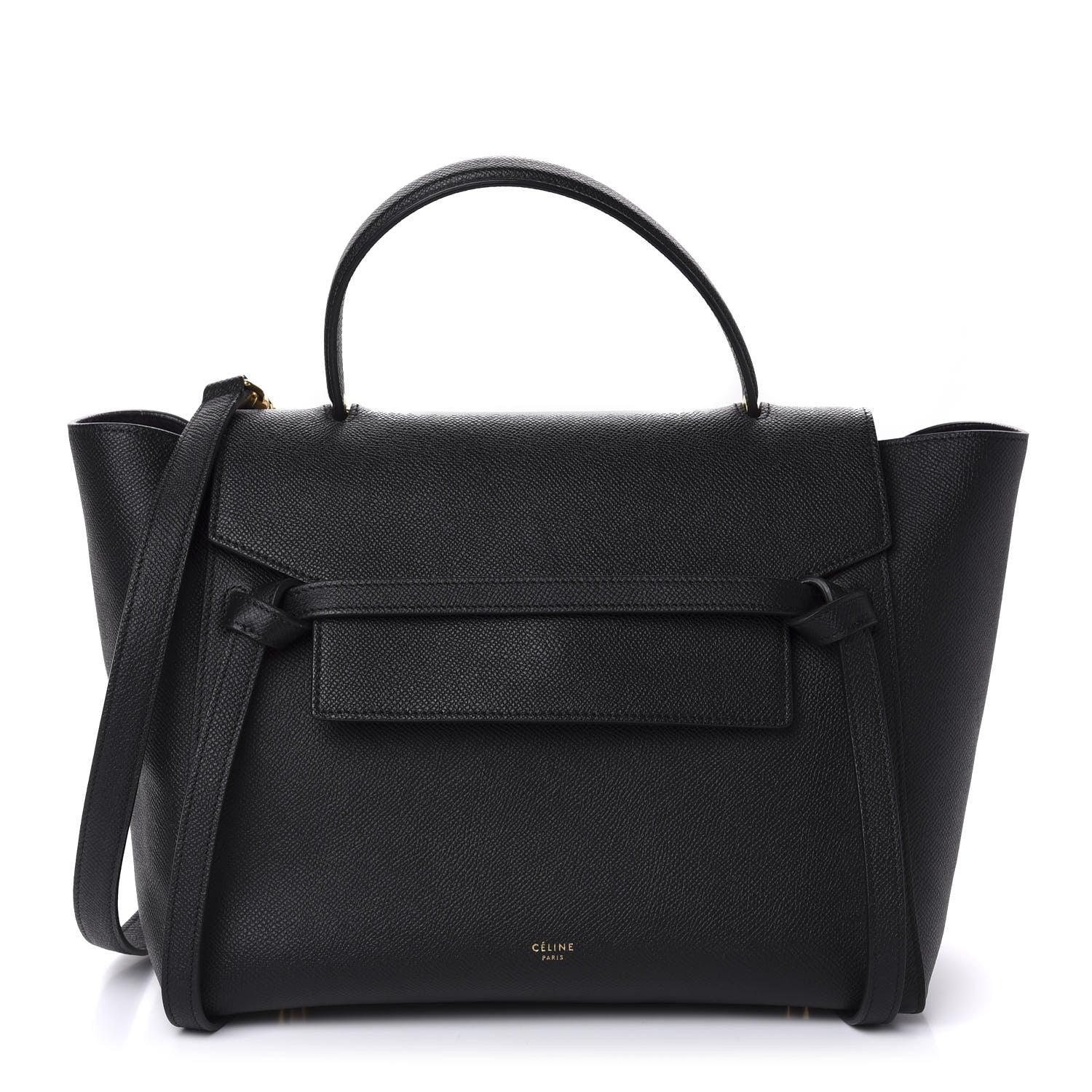 Celine Grained Calfskin Small Belt Bag Black 1 of 12