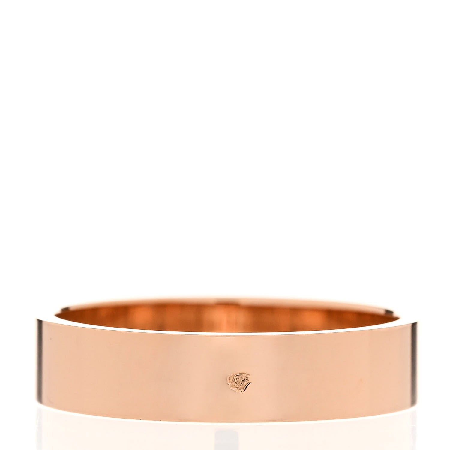 Hermes 18K Rose Gold PM Collier De Chien Ring 58 8.5 3 of 5