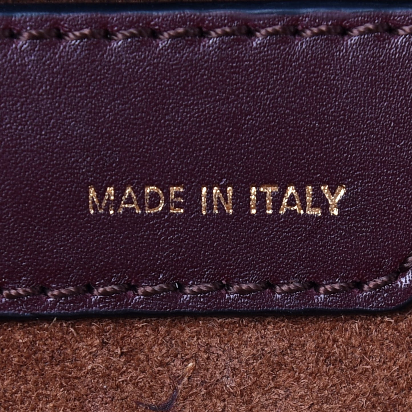 Smooth Calfskin Medium Tri-Color Trapeze Ebony