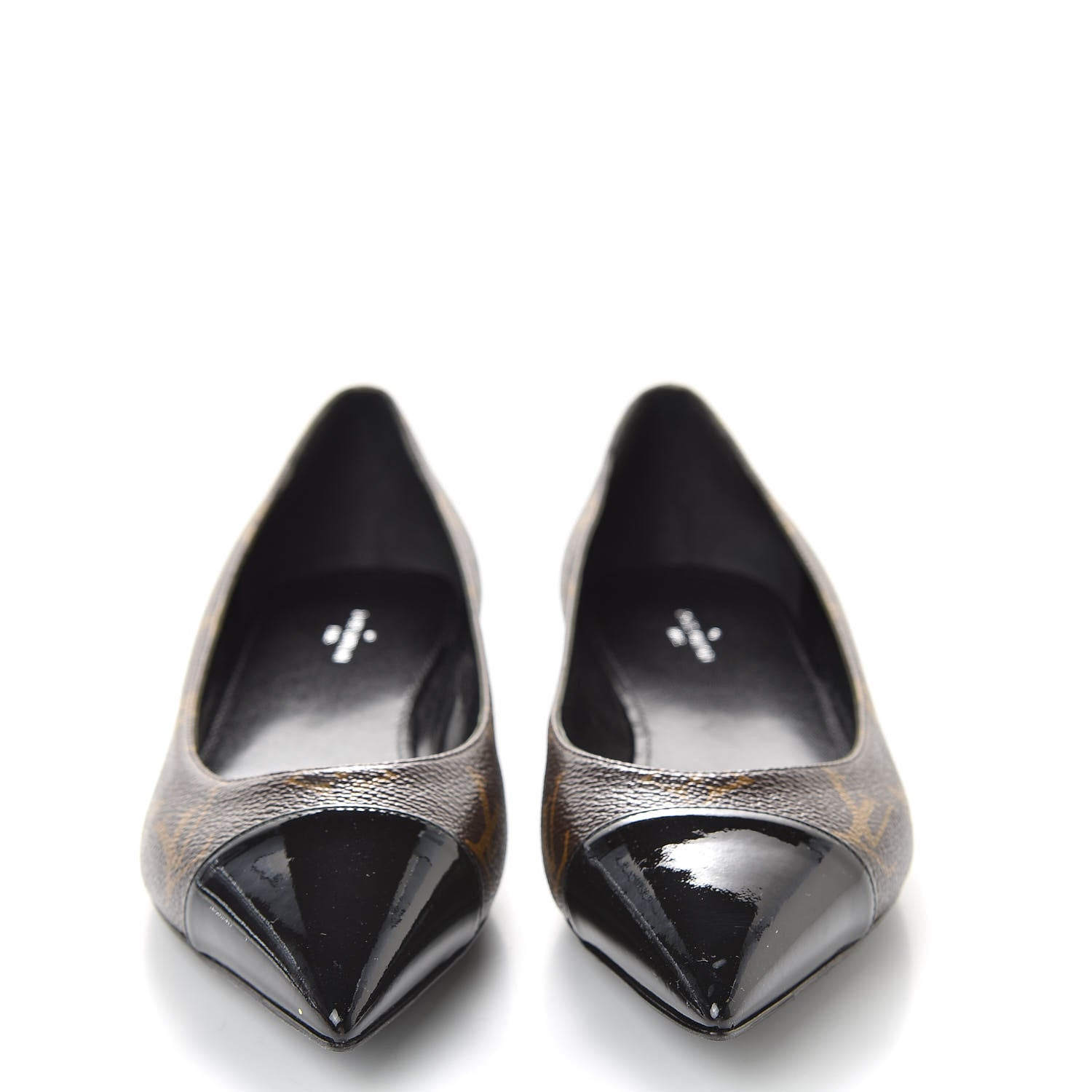 Louis Vuitton Patent Monogram Fetish Ballerina Flats 38.5 2 of 9