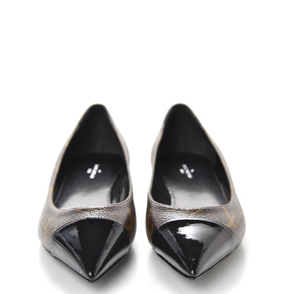 Louis Vuitton Patent Monogram Fetish Ballerina Flats 38.5 2 of 9